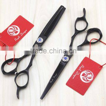 2016 Purple Dragon 440c Steel Hair Cutting Thinning Shears Japanese Hair Scissors Barber Scissors photo-3