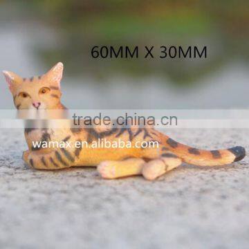 2016 new arrival high detail plastic cat animal figures/Plastic cat figures