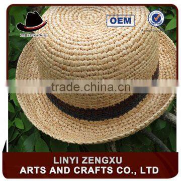 best selling hand made crocheted straw hat