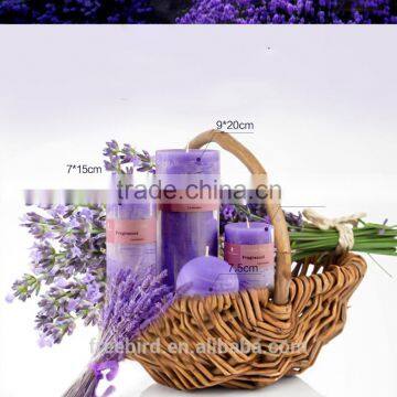 Lavender Scented Pillar Candle for Sale photo-2