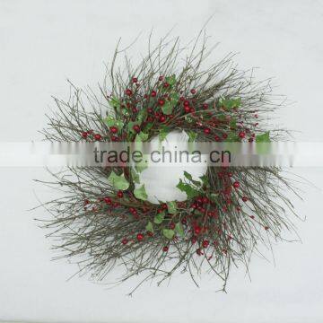 indoor chritmas decoration cheap bulk christmas wreath