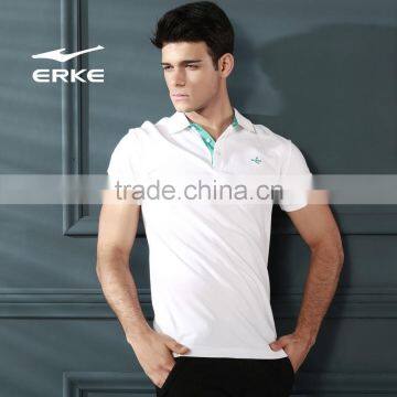 ERKE 2015 Classic Design Men's Polo T-shirt Lover's T-shirt Couple Style Cotton T-shirt for Men photo-5
