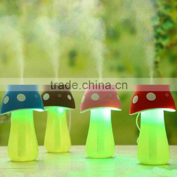 LED Mushroom night light USB mini humidifier office desk car use ultrasonic humidifier