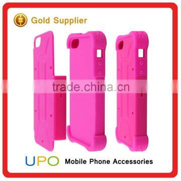 [UPO] Classical Shockproof Hybrid Combo Rose Red Silicone Back Cover Case for IPhone 5 photo-6