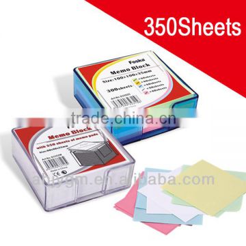 350 Sheets Around White/Color Sticky Memo Pad/Block