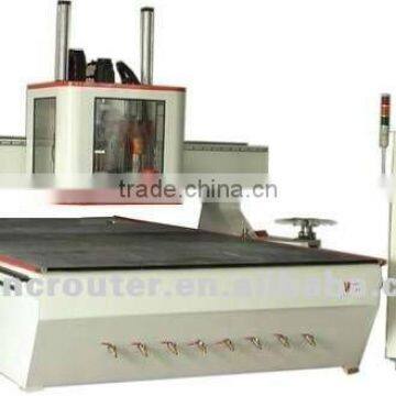 China solid wood machine with function of drilling and sawing