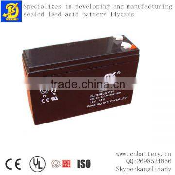 valve regulated 12v 7ah lead acid battery agm gel battery