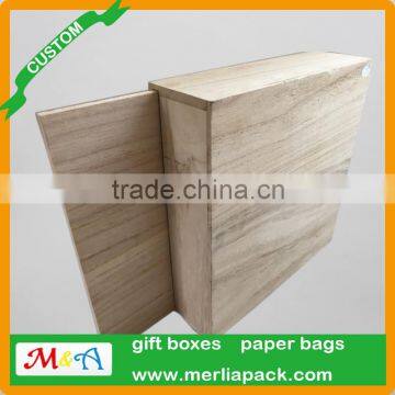 NEW MEDIUM SLIDE TOP WOOD STORAGE BOX SLIDING UNFINISHED PINE WOOD BOX 10''X8''X3''