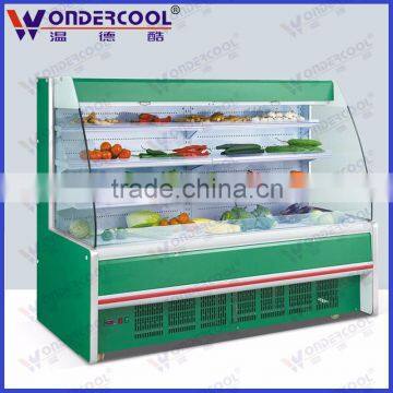 1.5M New design Hot sale Commercial supermarket fruit and vegetable refrigerator