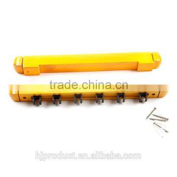 High quality 6 holes wooden cue rack/ Factory promotion