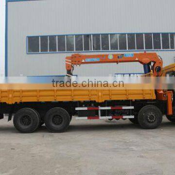 8ton telescopic boom Crane and Accessories,SQ8S4, hydraulic truck mounted crane.