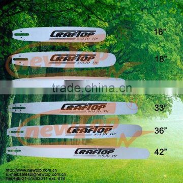 chainsaw guide bar 6''~42'' solid tip and laminated bars