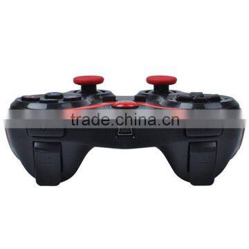No MOQ T3 Wireless Bluetooth Game Gamepad Joystick Black+Red Android Wireless Game Controller photo-3