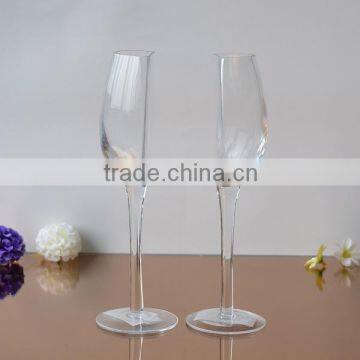 Wine glass with stem unique shaped fo sale 6oz