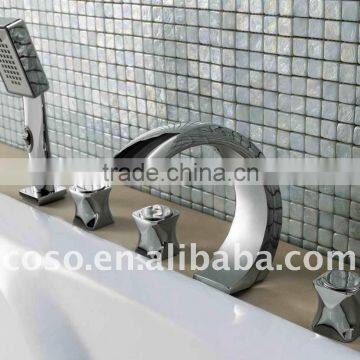 5-piece brass chrome bathtub faucet mixer 31/N8622