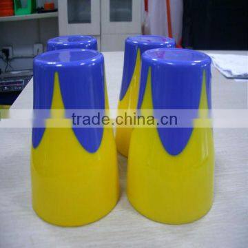 Double color plastic cup