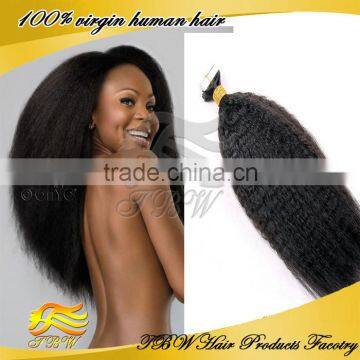 Newly Fashion Texture Tape Human Hair Kinky Hair Extensions South Africa