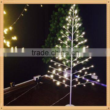 IP44 1.5M/4.8ft white color outdoor led tree lights