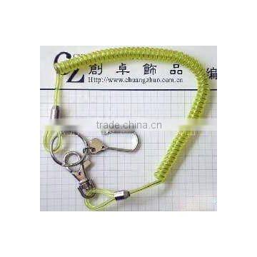 Plastic Spring Key Chain