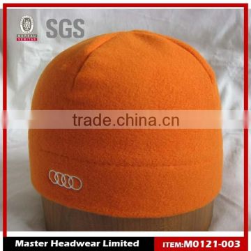 Orange Polar Fleece Beanie/Winter Beanie Hat