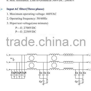 EMHEATER EMI 3 Phase 380V 4kw ac Output Harmonic Filter photo-6