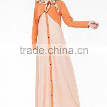 Modern Muslim Abaya Dress Islamic Hot Selling Kaftan Abaya for Muslim Women photo-2