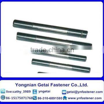 Stainless steel Double end studs in bolts, DIN933/931, 201/202/304/316 with high quality