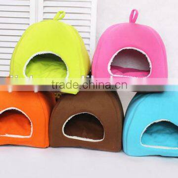 Soft plush Small Cotton Soft Dog Cat Pet Bed House