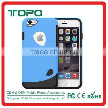 Hybrid armor shockproof protective PC+TPU mobile phone cover hard plastic Hit color case for iPhone 6 6s 6s plus 5se