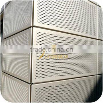 metal perforated sheet for facade and architect Project