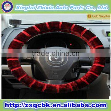 popular 40cm leather steering wheel cover/Car Accessories