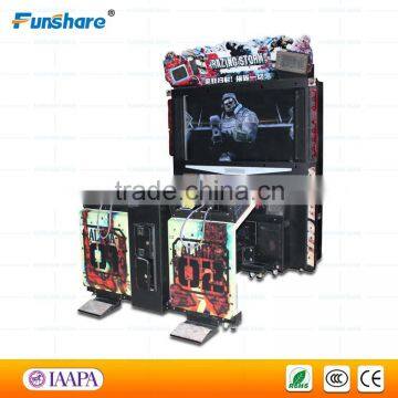 Funshare 2015 hot indoor infrared shooting arcade game machine video shooting equipment