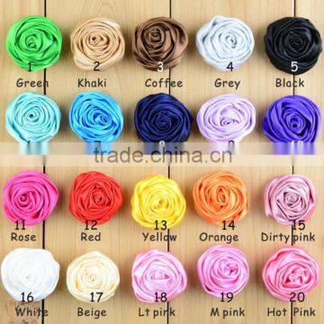 Handmade Making Artificial Silk Ribbon Flower photo-4