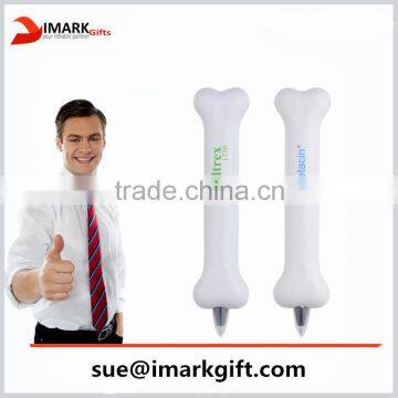 promotional bone shaped plastic ball pen