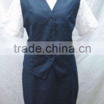 HOT selled good sewing woolen waiter uniform suit(LOW MOQ)