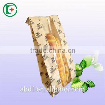 Wholesale Kraft Brown Croissant Bread Paper Bag With Window photo-3