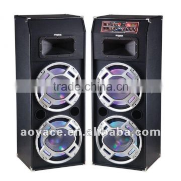 dual 15" woofer active speaker