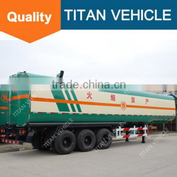 semi fuel tank trailer semi trailer tanker for petrol , diesel tank trailer 3 axles