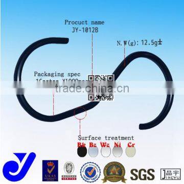 JY-1012B|S shape lifted hook|Wholesale metal hardware pipe fitting|Anti-rust twist hanger dragger