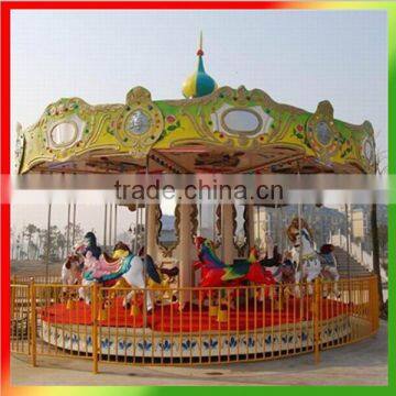 2014 cheap mechanical carousel horse ride,amusement park rides merry go round, cheap carousel for sale