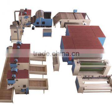 WJM series nonwoven polyester fiber glue free wadding production line