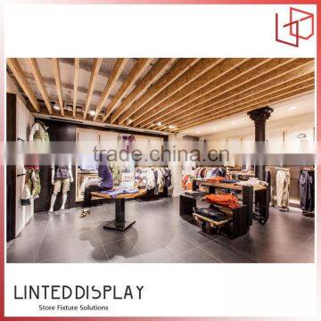 Wood material modern high-grade clothing display furniture