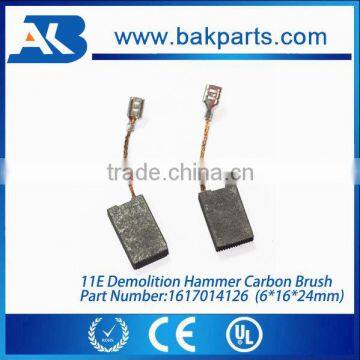 Demolition Hammer GSH 11E Accessory Replace Parts CARBON BRUSH 6*16*24mm 1617014126