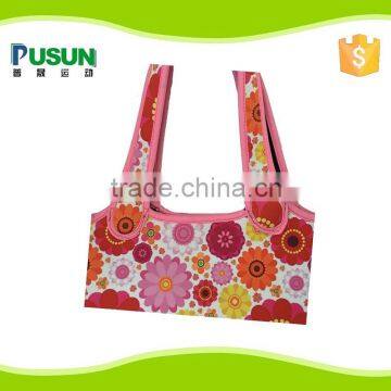 Lady Single Shoulder Foldable Neoprene Reusable Shopping Bag