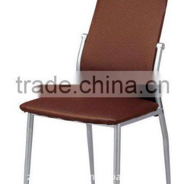 Modern brown leather living room chair