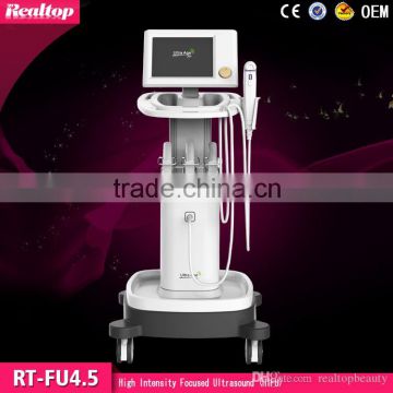 4MHZ 2016 HIGH Quality HIFU Machine Face Lift HIFU Wrinkle Removal System High Intensity Focused Ultrasound HIFU Machine Nasolabial Folds Removal