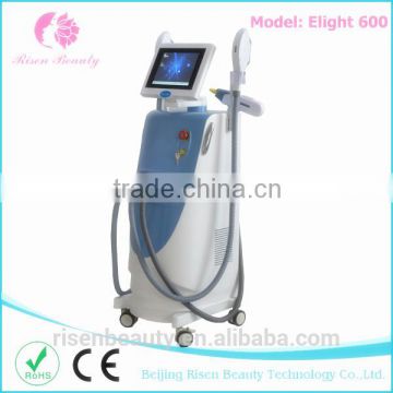 2016 Newest E light+RF+Q switch laser Hair Removal beauty equipment