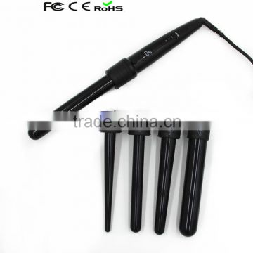 The newest fashion double magic curling iron hair curler with your logo