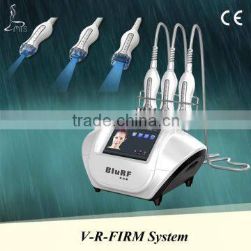 Portable 3 heads best rf skin tightening face lifting machine,for skin tightening and body shaping