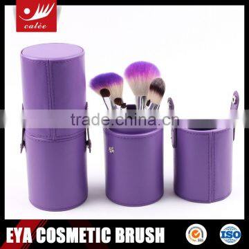 best sell cosmetic brushes set with cylinder